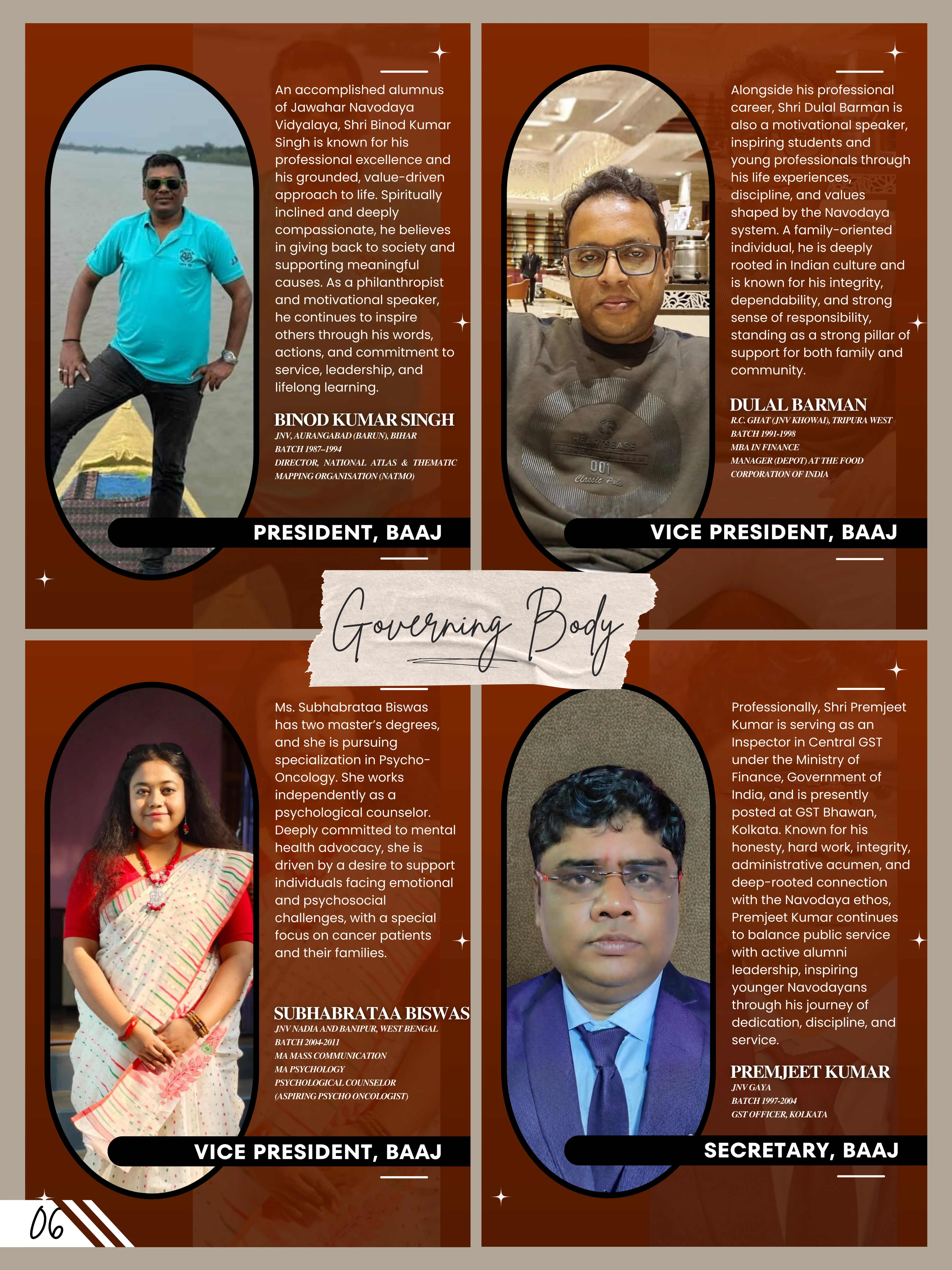 Governing Body Leadership